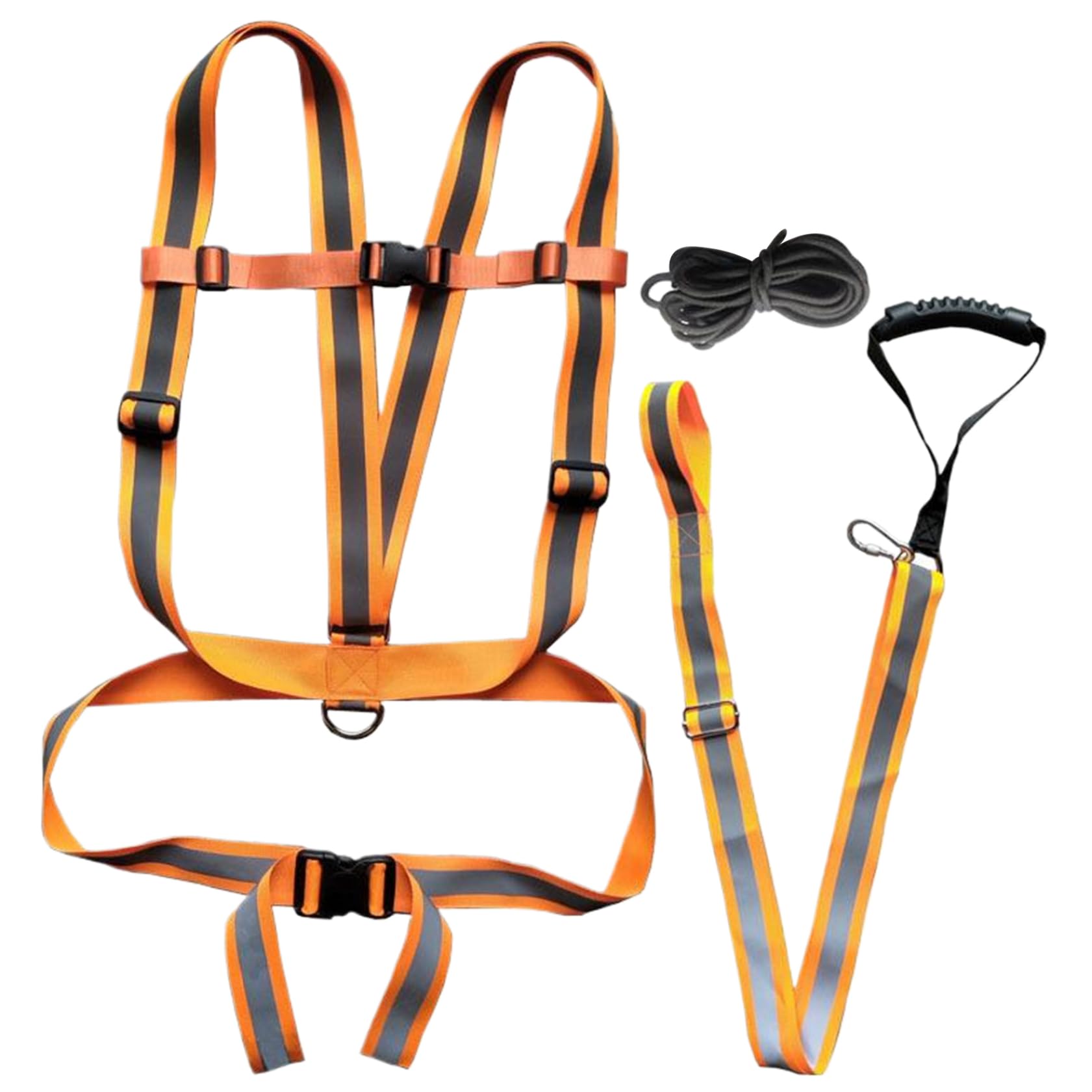 Deer Drag Harness with Dragging Rope Practical Deer Dragging Harness with Reflective Strips & Adjustable Shoulder Straps Heavy Duty Deer Hunting Gear for Deer Hunters Deer Drag