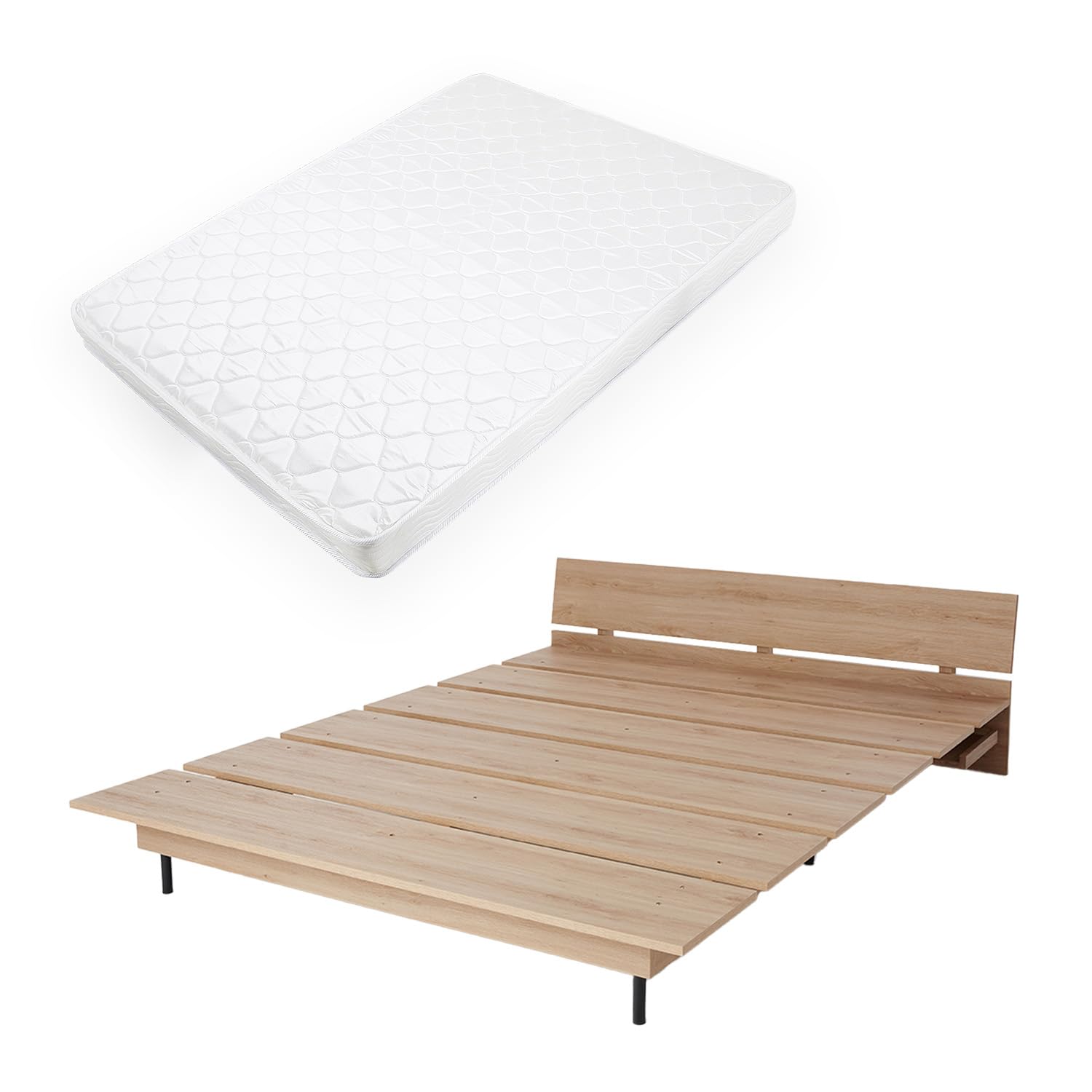 Amazon｜LOWYA ロウヤ ベッドフレーム ベッド ローベッド ダブルベッド