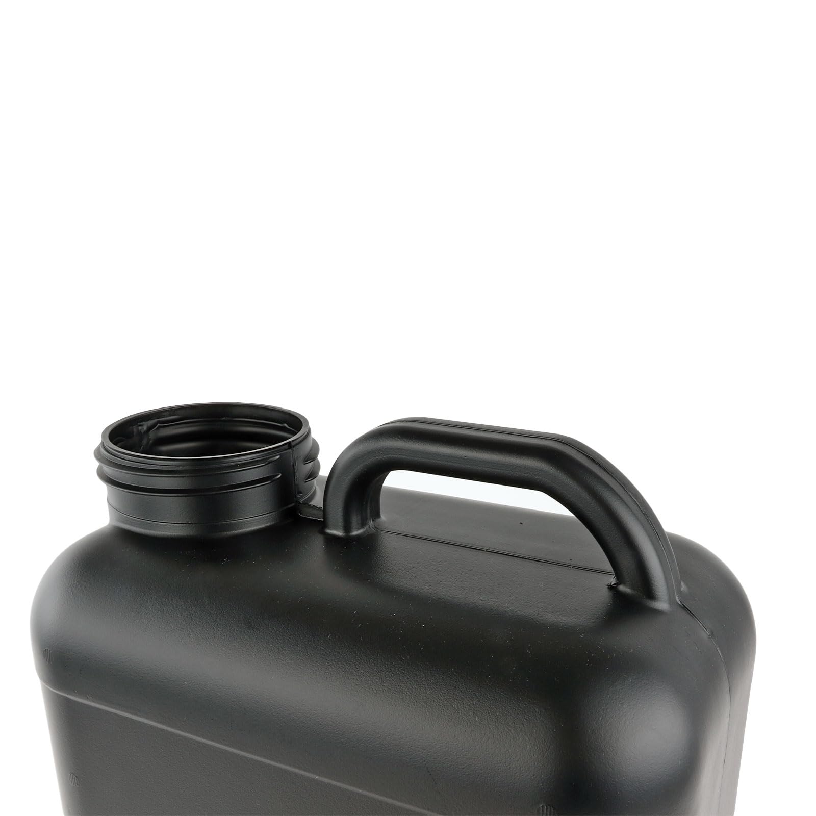 Réservoir d'eaux usées pour caravane 19 l - Réservoir plat pour eaux usées - Pour camping - Noir - 47,5 x 28 x 17 cm - Avec vidange DIN 96 et raccord DIN 61 pour camping-car