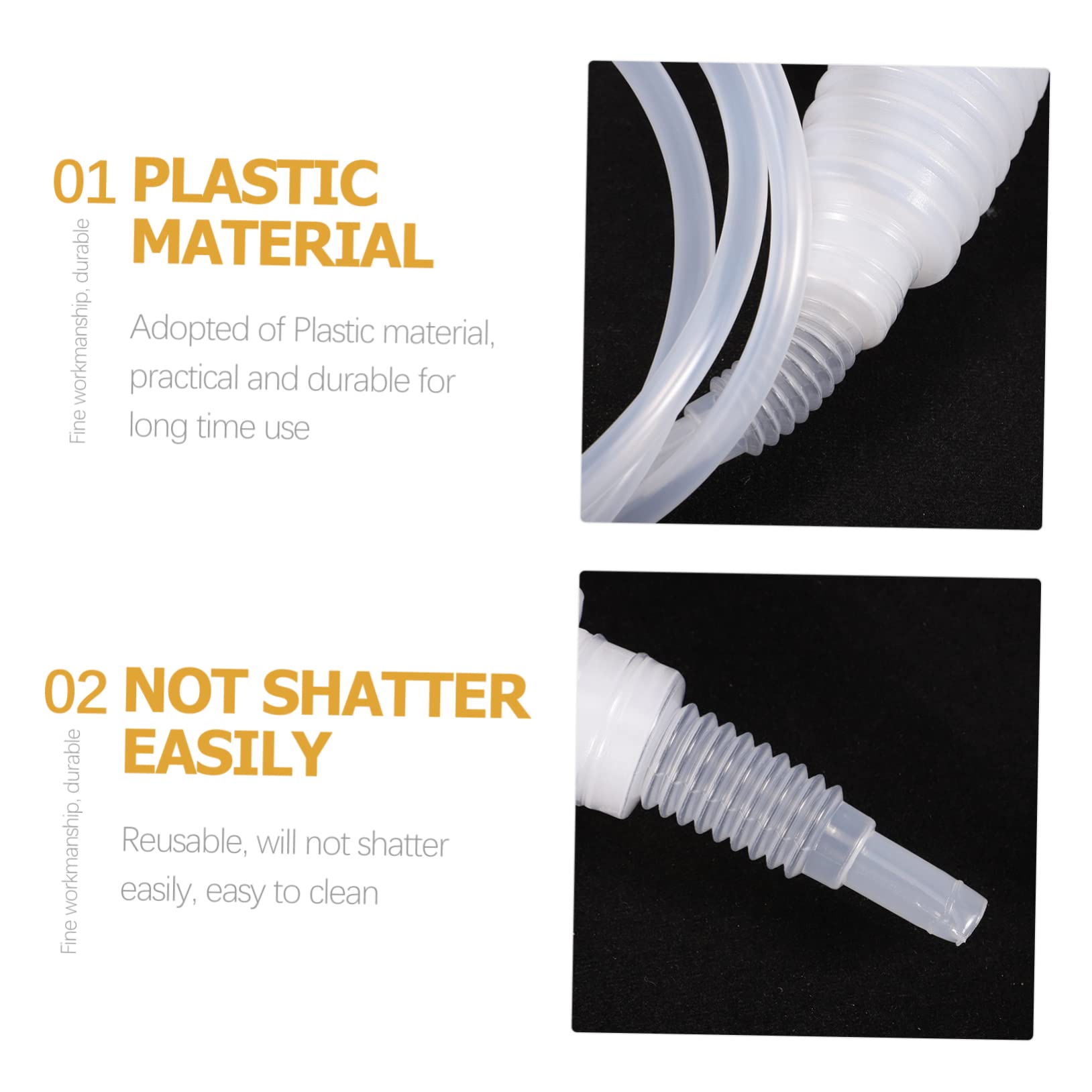 VINTORKY Homemade Wine Kit Multifunctional Liquid Pump for Winemaking Brew Pipe