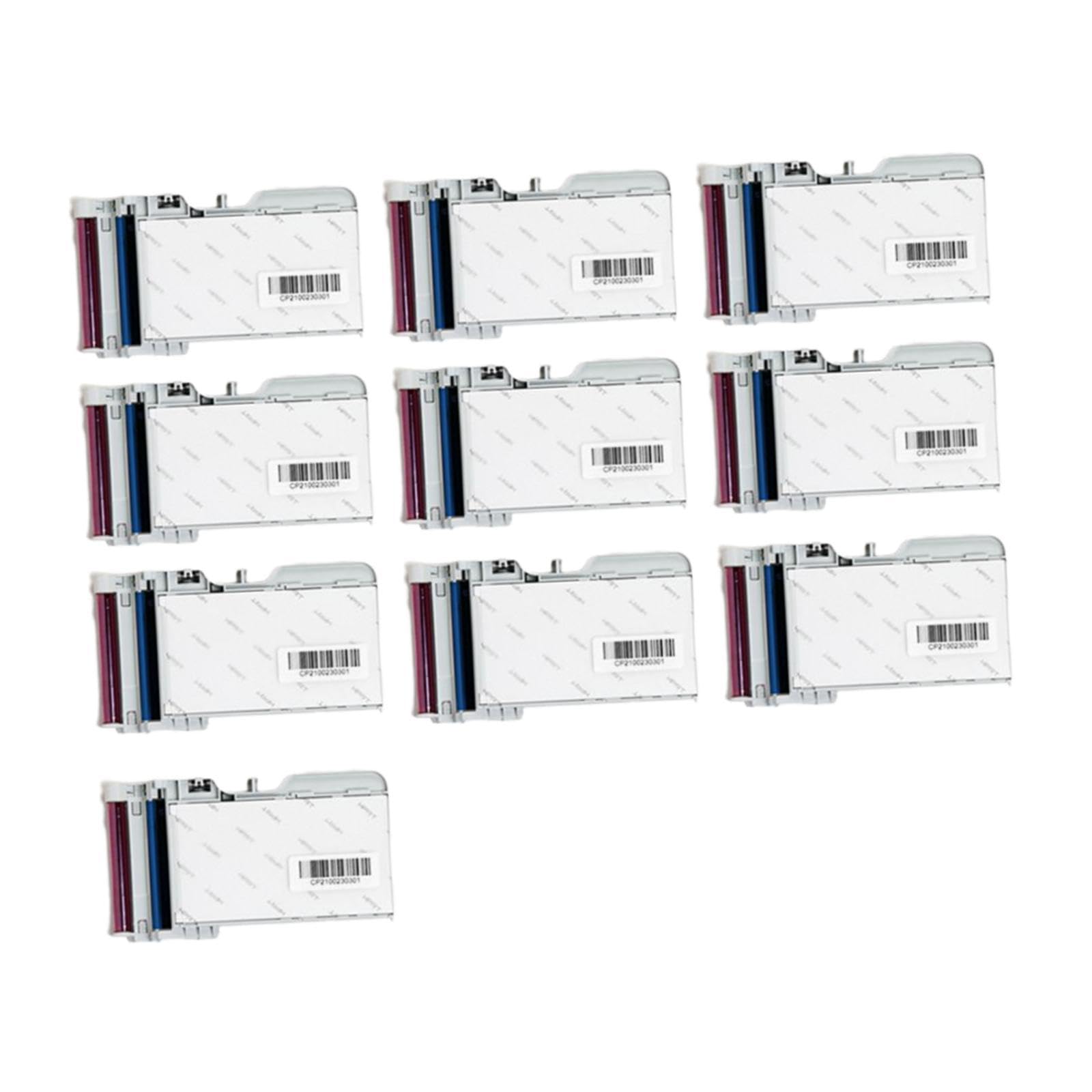 Qianly 100 Hojas de Papel Fotográfico para Dactilares para Impresora Instantánea a Color CP2100.