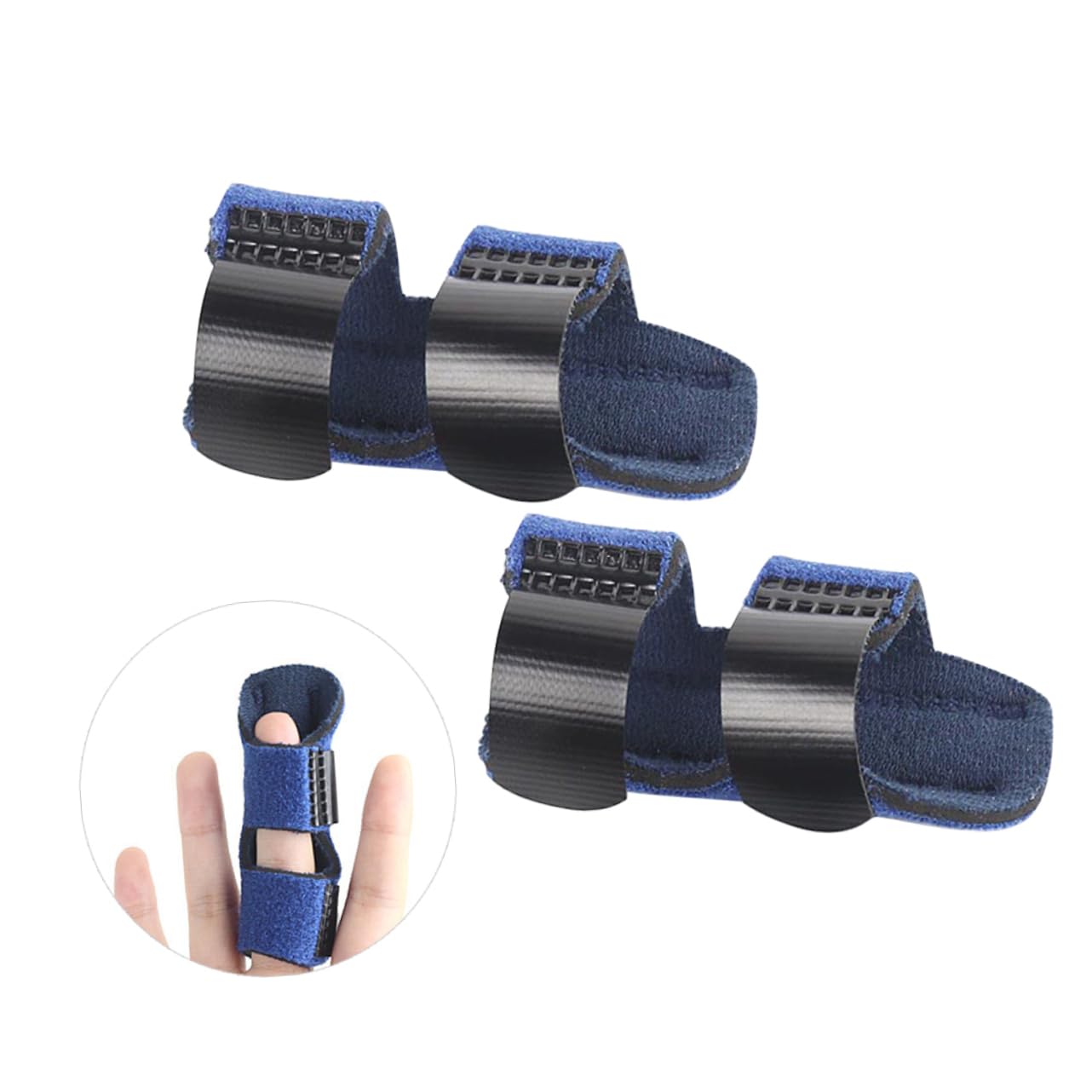 SHERCHPRY 1Pair Splint with Aluminium Support Mallet Brace for Relief Comfortable Neoprene for Locking and Swelling Issues
