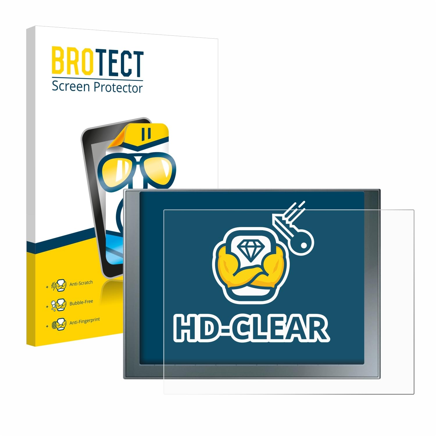 Brotect Protection Ecran Siemens Simatic HMI KTP 1200 Basic 2 Pièces Film Protection Ultra Clair