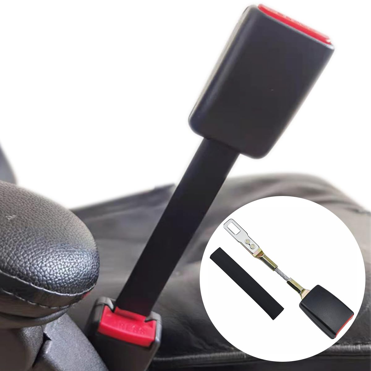 2 Pezzi Auto Accessori Ricambio, 25cm/10.24in, Auto Accessori Interni, Adatto per la Maggior Parte delle Parti Auto (Nero)