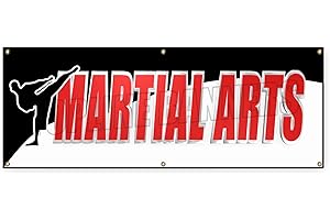 2 ft x 6 ft MARTIAL ARTS BANNER SIGN jiu-jitsu karate kung...