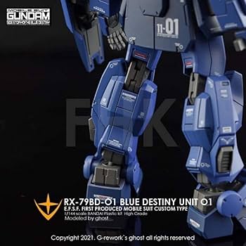 週末限定価格！HGUC　ブルーディスティニー1号機　2号機　3号機　未組立セット Amazon | HGUC ブルーディスティニー1号機 2号機 3号機用水転写