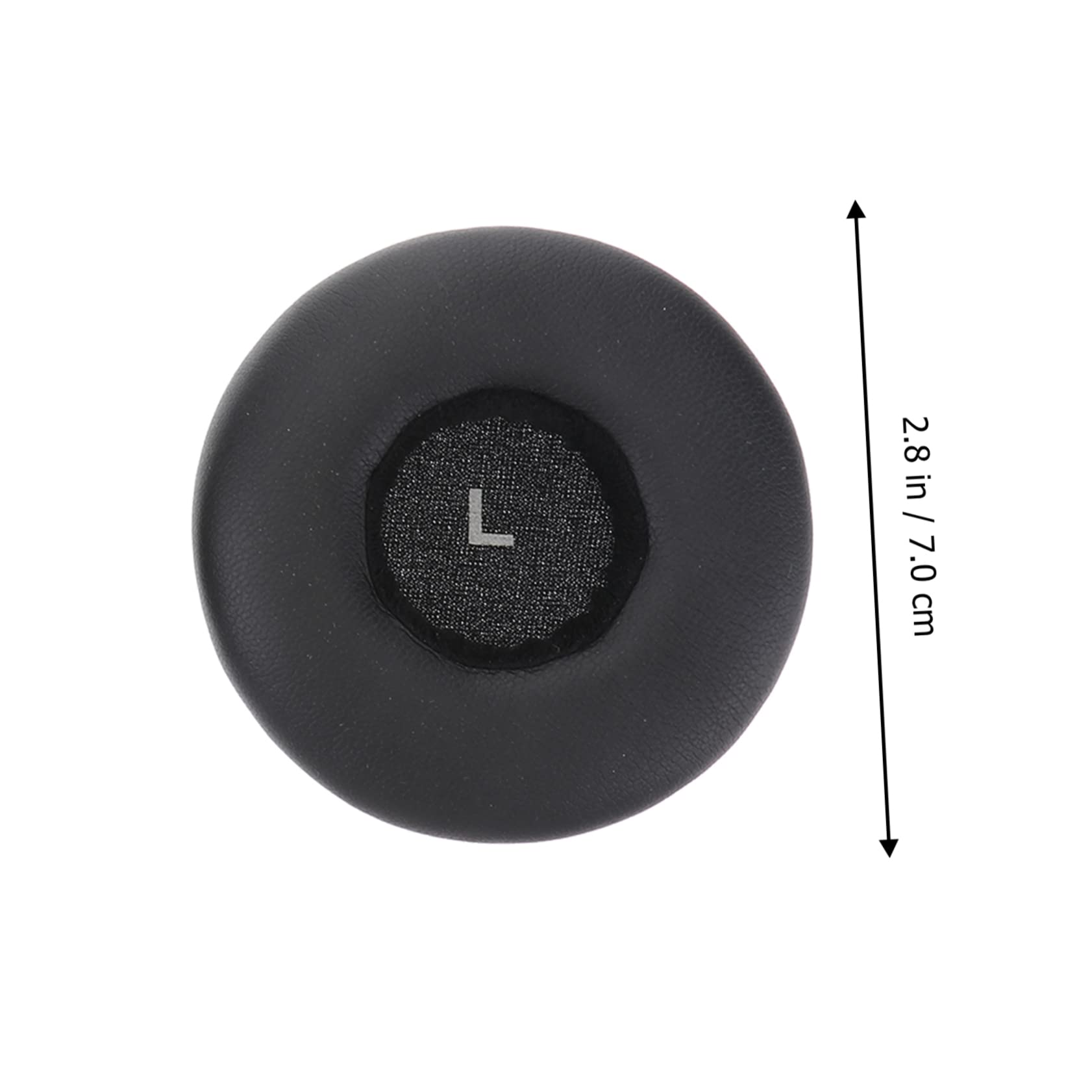 Paire De Coussinets Doreille De Rechange pour Casque Mousse PU Noire Robuste pour Une Meilleure Résistance À Lusure