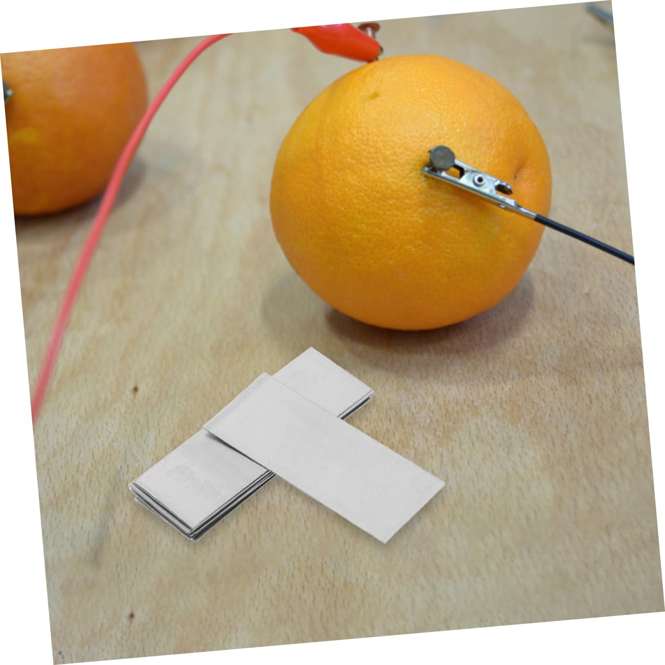 SOLUSTRE 12pièces Plaques Anodes Zinc Pur Pour Expériences Électrolytiques Et Fabrication De Batteries De Fruits Dimensions Outils Éducatifs Pour Laboratoire Et Projets Créatifs