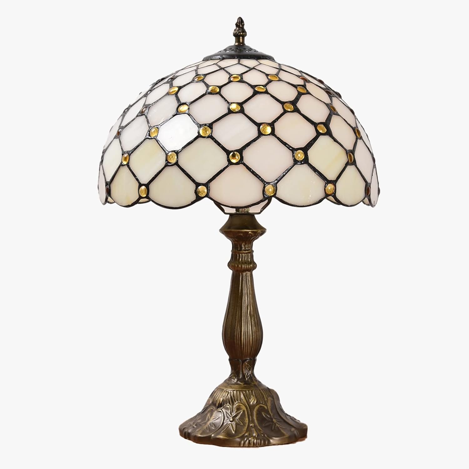 Goolela Vintage Table Lamps Boho Lamp 12X12X18 Inches Beads Style