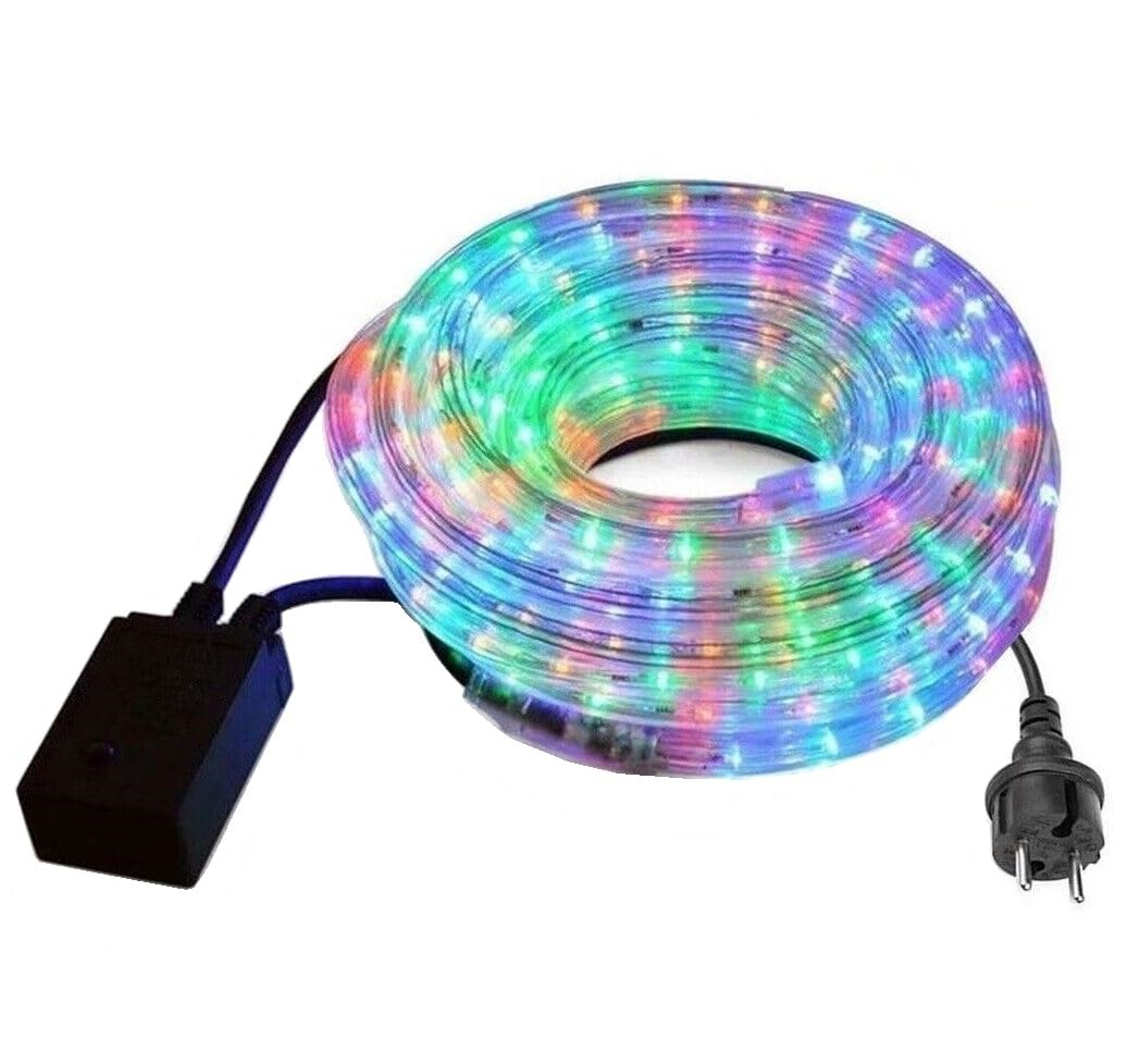 Tira de luz Led para jardin navidad girnalda exterior - interior colores RGB decorar manguera waterproof (6 metros)