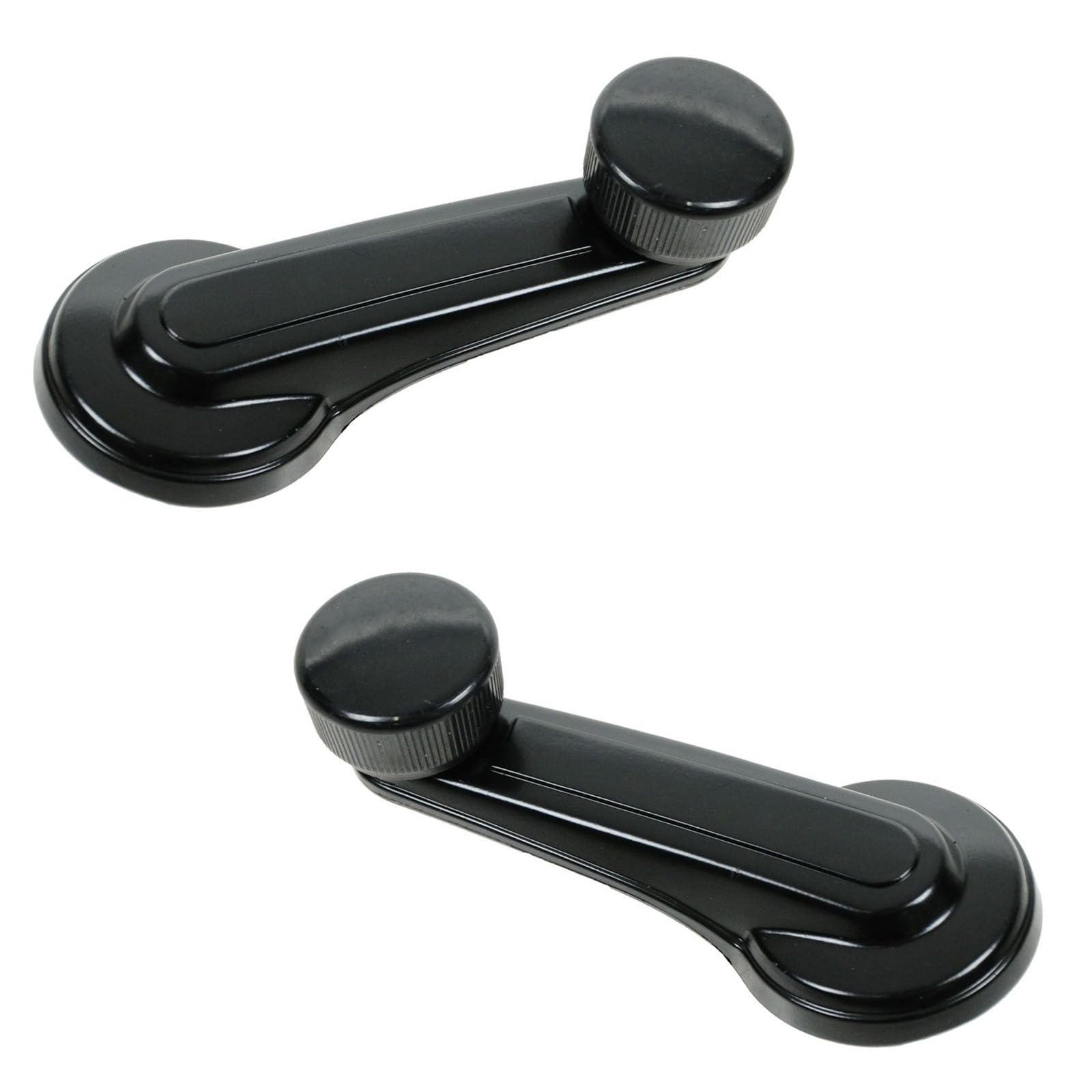 TRQ Window Crank Handle Set Black