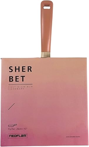 Miniatura 6 de Neoflam Sartén antiadherente de cocina de 10 pulgadas con mango suave al tacto, sartén de revestimiento de cerámica de cocción saludable, utensilios