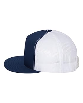 Yupoong Five-Panel Classic Trucker Cap. 6006 - Navy / White