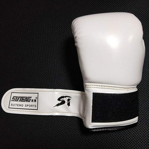 Miniatura 8 de Garneck Guantes de boxeo para niños, guantes de entrenamiento, guantes de entrenamiento Junior Punch PU cuero relleno de esponja para niños pequeños