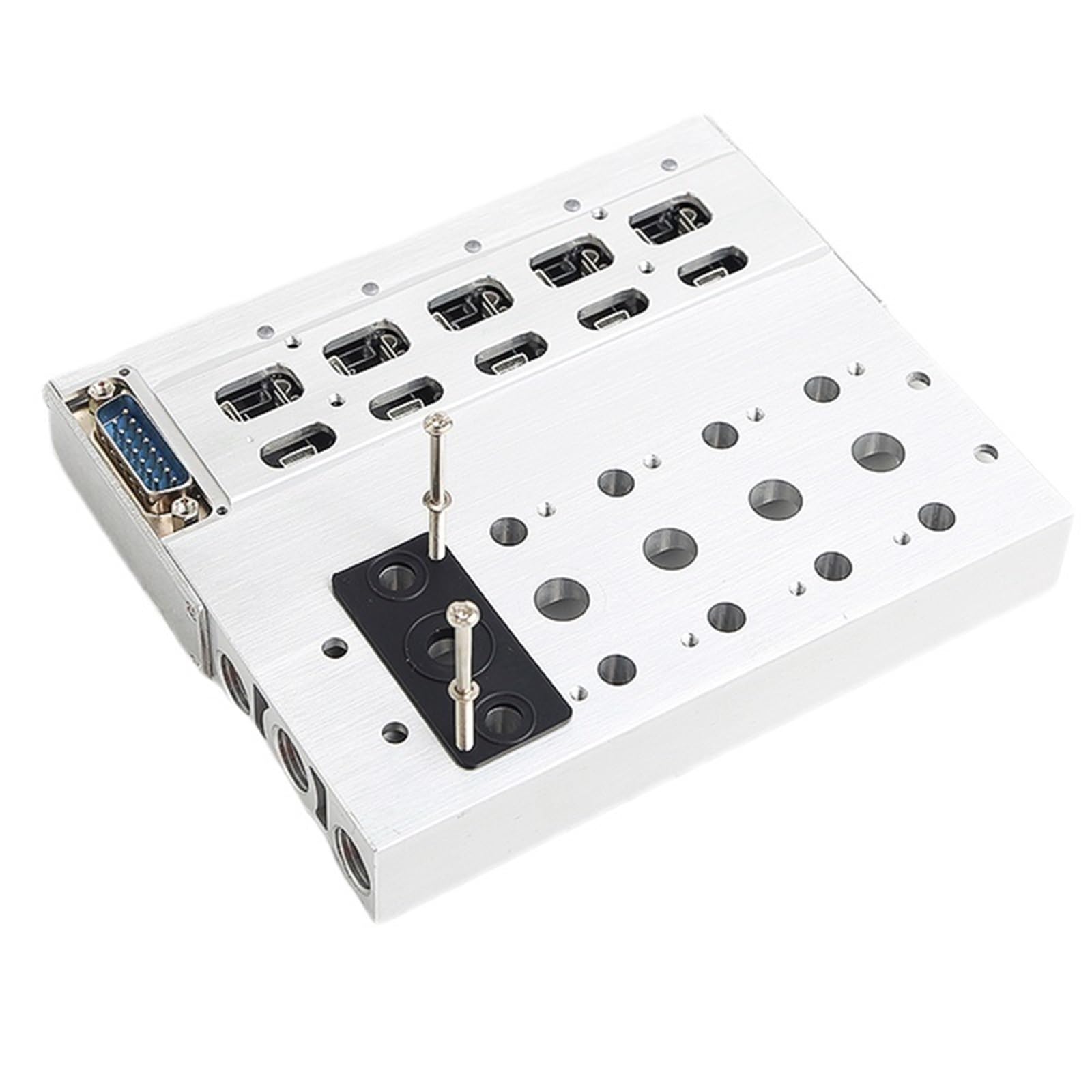 1 electroválvula neumática 4V210, colector de escape de aire de 200 m, con accesorios (F3-4V210-11F)