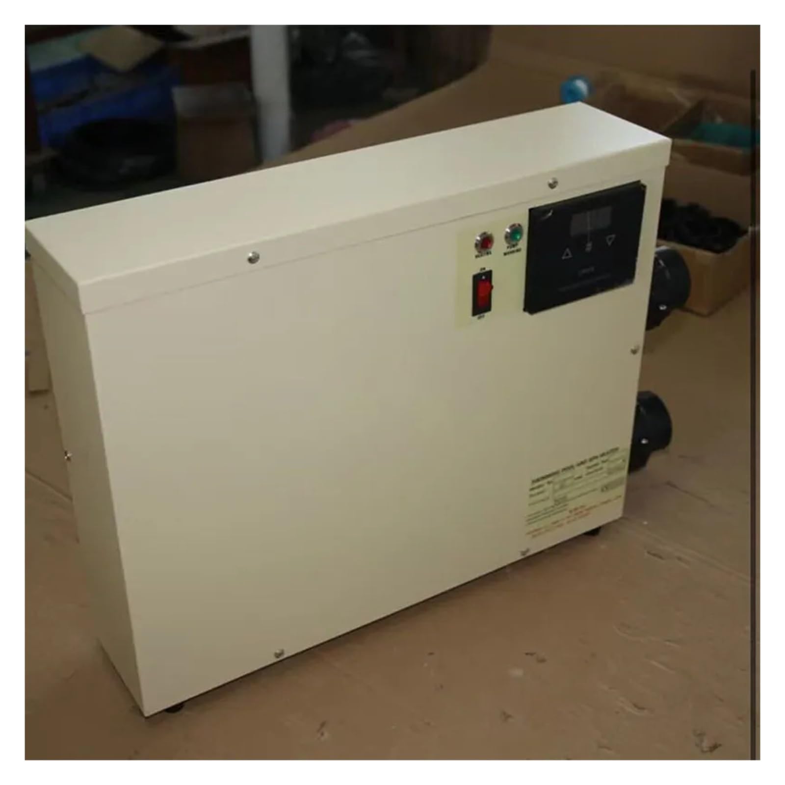 Calentador de Agua de 15kW, termostato de Tubo de Piscina for Piscina, Calentamiento rápido, protección de Seguridad contra Altas temperaturas Sus Funciones Completas(Dual-Phase 240v)