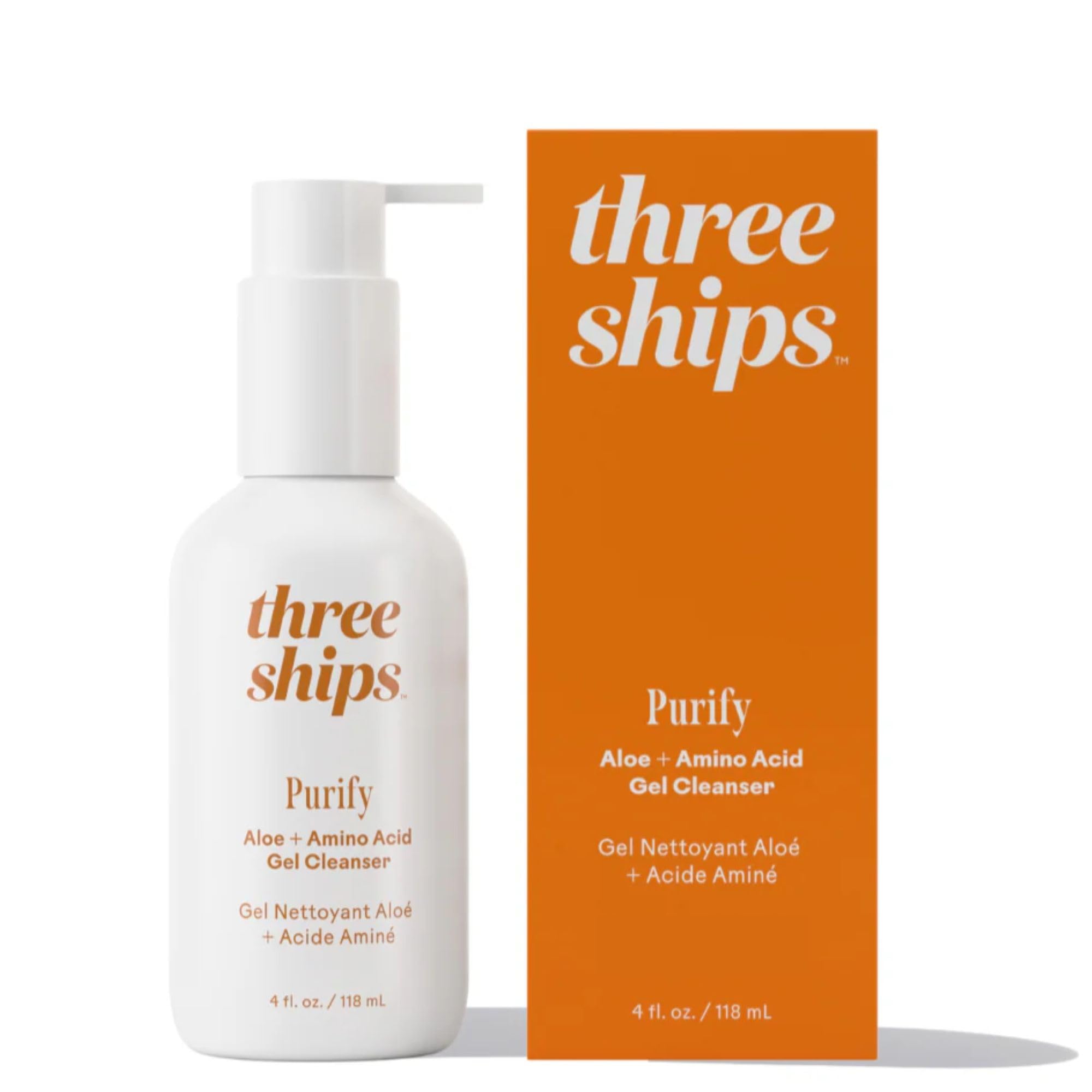 Amazon.com: Three Ships - Purify Aloe + Amino Acid Gel Cleanser