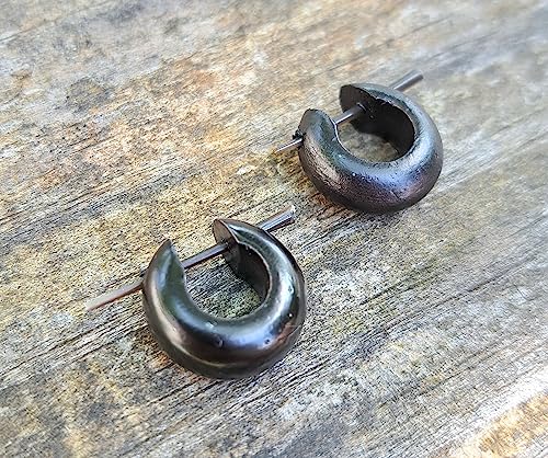 Pendientes de coco hombre