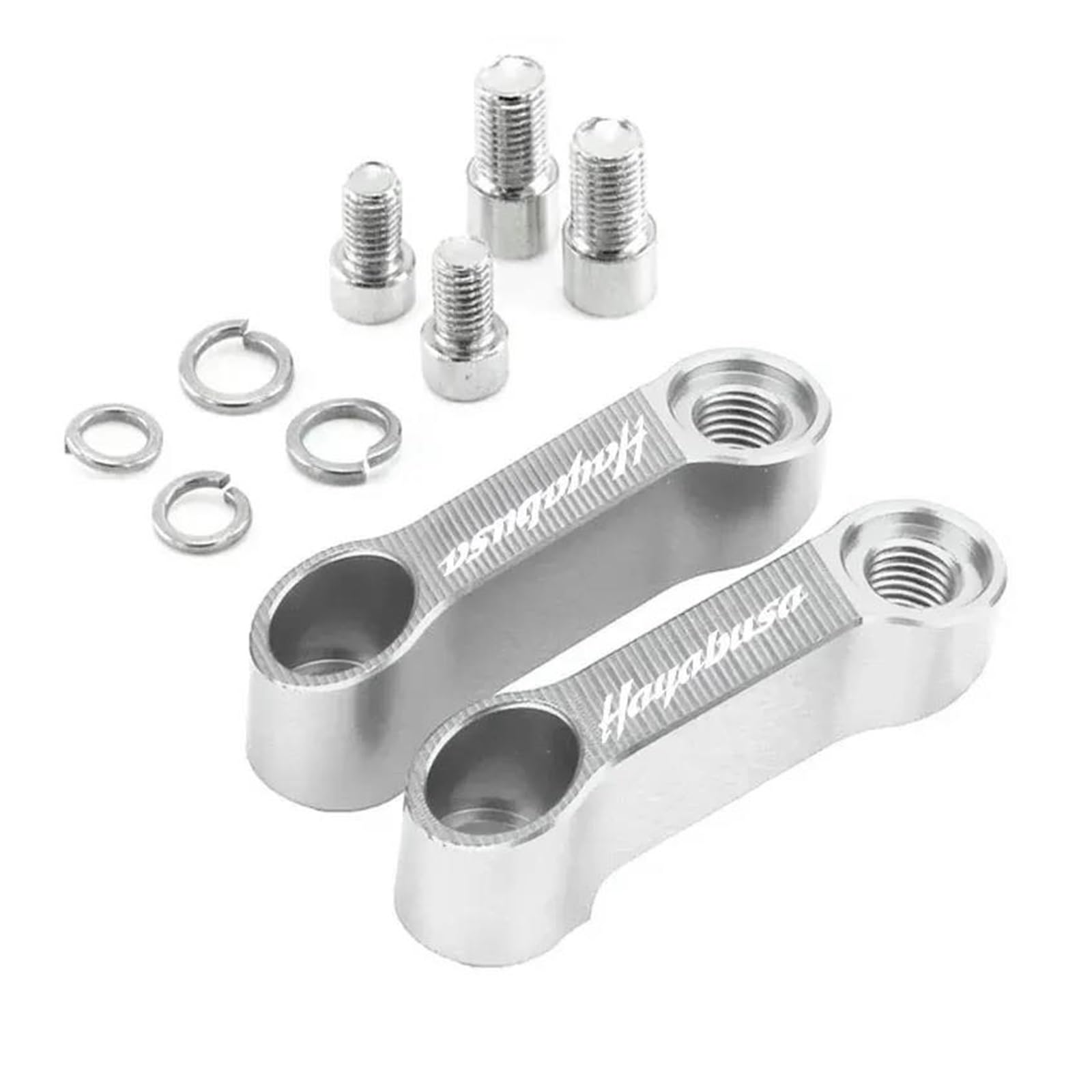 Amasony Silver Extended Riser For Hayabusa Gsx1300r Gsx 1300R Gsxr 1300 Hayabusa(Silver)