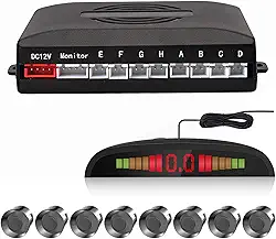Sistema de radar de estacionamento reverso EKYLINEKYLIN 8 Sensors LED070-GY