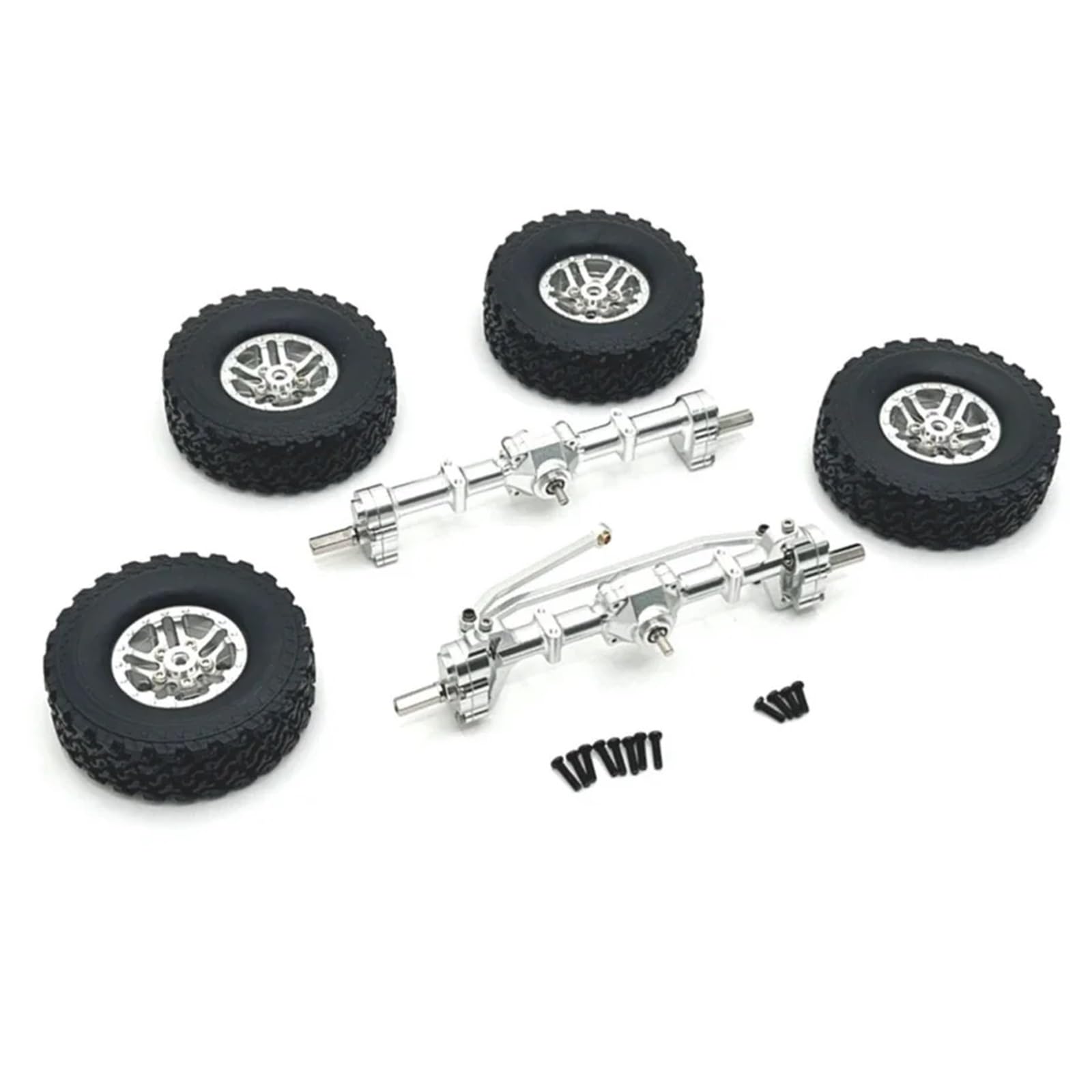 Per MN78 Per MN82 Per MN99S Per MN98 1/12 Metallo Anteriore E Posteriore Portale Asse Beadlock Set Di Pneumatici Della Ruota RC Auto Parti Aggiornamento Ricambi Modellini RC
