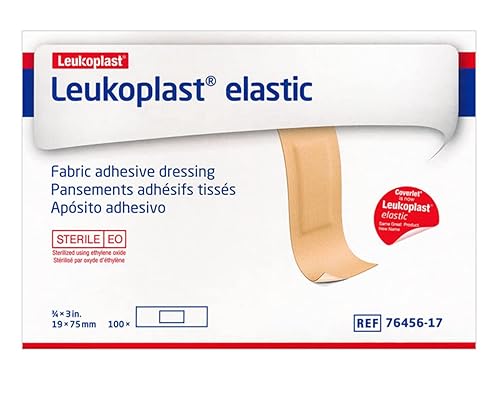 BSN -JOBST - Vendaje adhesivo de tela sin látex de 34 x 3 pulgadas (100 por caja)