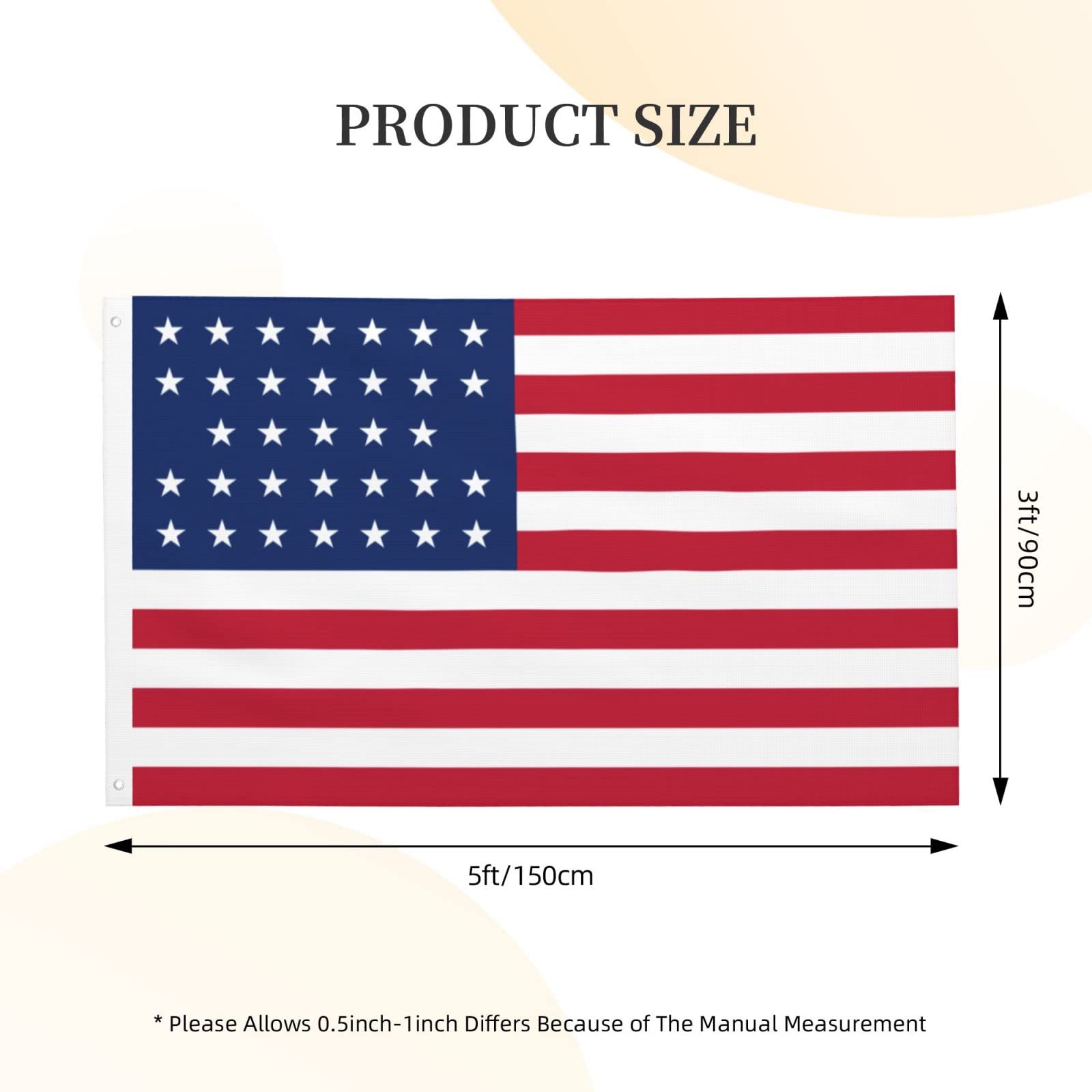 33 Star United States Flag, 1859 | ClipArt