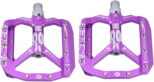 Miniatura 6 de YARNOW 1 par niños bicicleta accesorios pedales bicicleta de montaña pedal bicicleta de carretera pedales planos tacos pedal carretera pedales