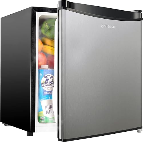Upstreman-Minirrefrigerador de 1.7 pies cúbicos ccongelador, termostato ajustable, ahorro de energía, bajo ruido, compacto y de una sola puerta,