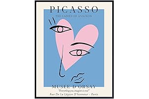 Pablo Picasso Wall Art Prints: Mid-Century Modern Abstract Line Art