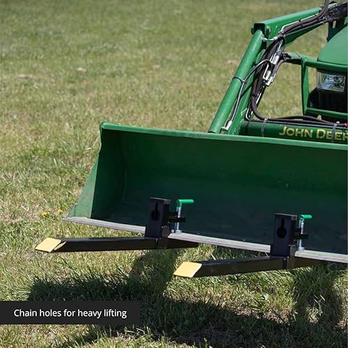 Miniatura 5 de LW abrazaderas de 30" para tractor de carga Skidsteer, de 1500 lb de capacidad.