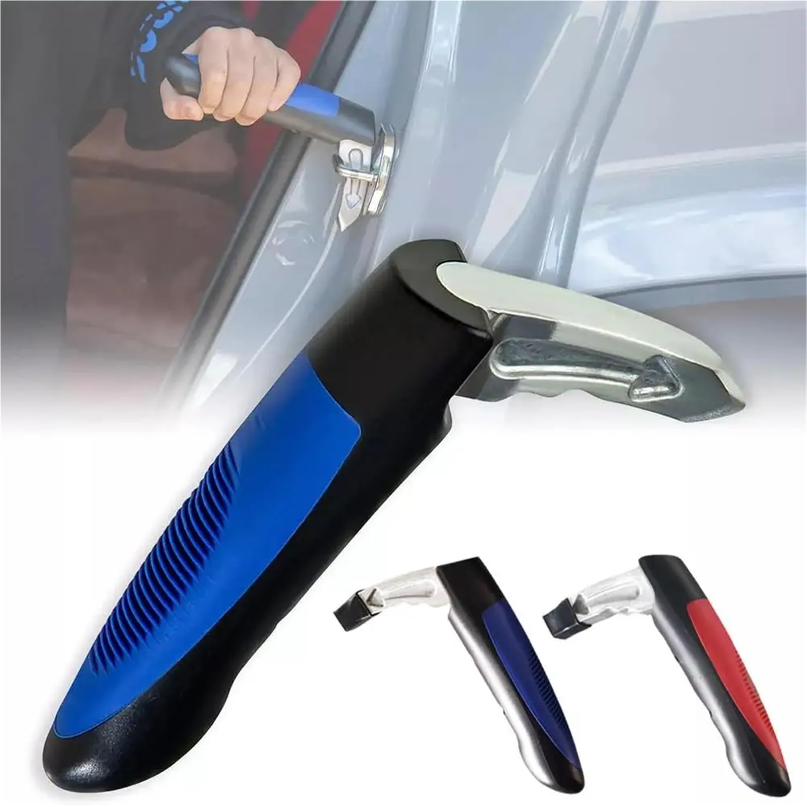 Interno Auto Maniglia 1/2 pz Maniglia della porta Bracciolo Anziani Auto Maniglia Assist Antiscivolo Supporto Barra di Aiuto Auto Supporto Bastone di Afferrare maniglia Rivestimento(1pcs black)