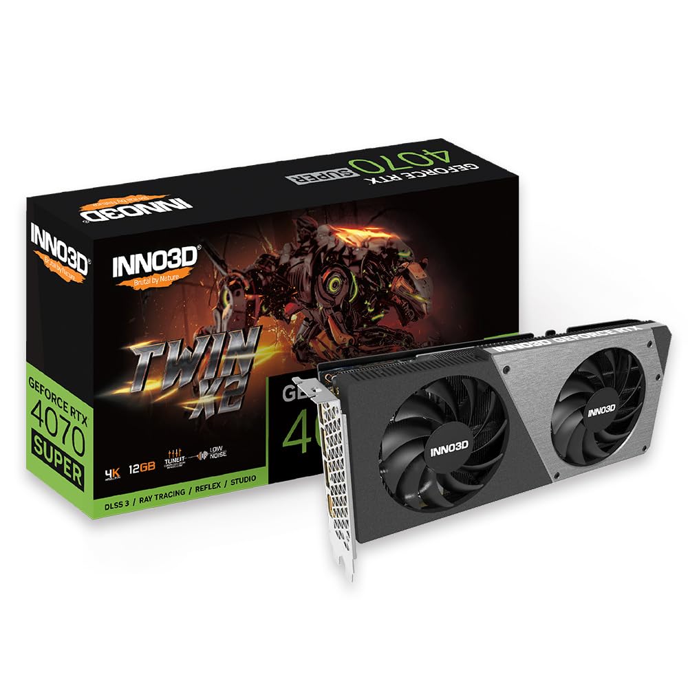 Amazon.in: Buy INNO3D GEFORCE RTX 4070 Super Twin X2 12GB