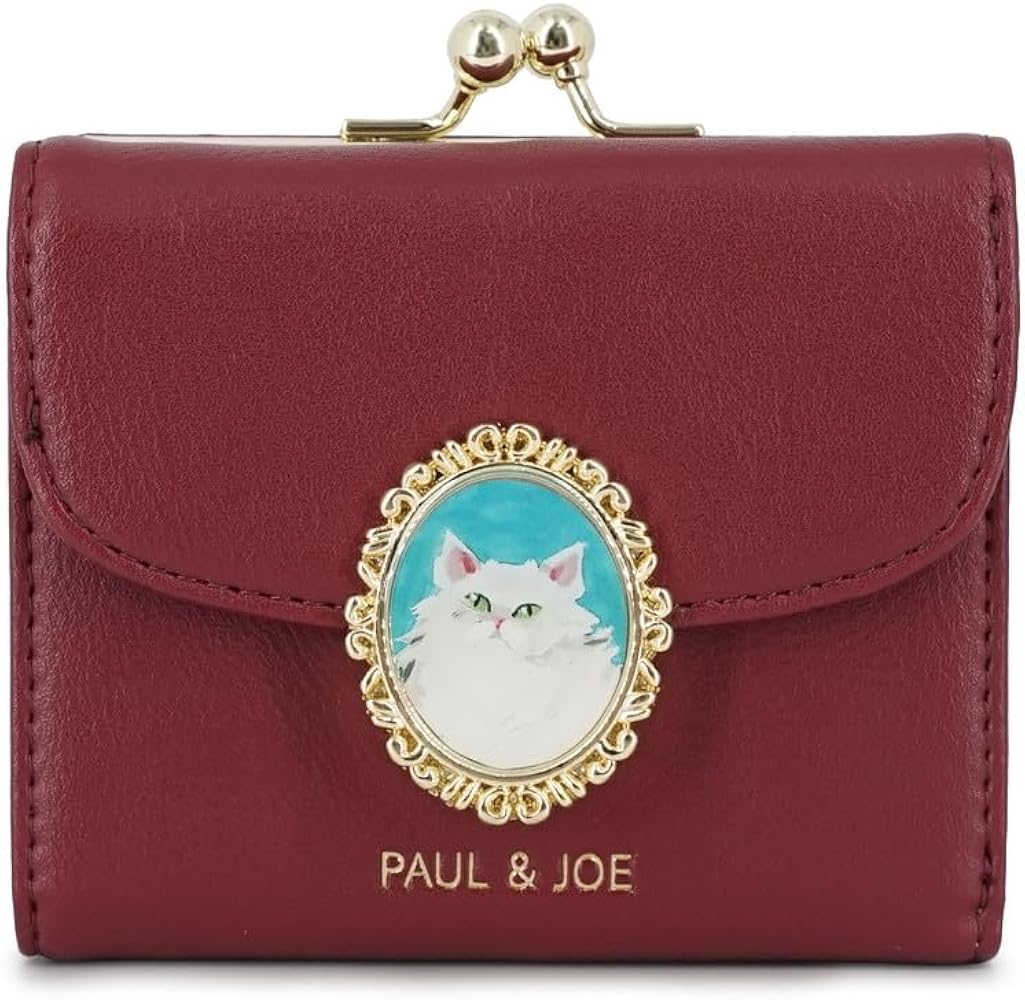 ポールアンドジョーアクセソワ 口金ミニ財布 PJA-W1172 キャットブローチ PAUL & JOE ACCESSOIRES（ポールアンドジョーアクセソワ） ポール