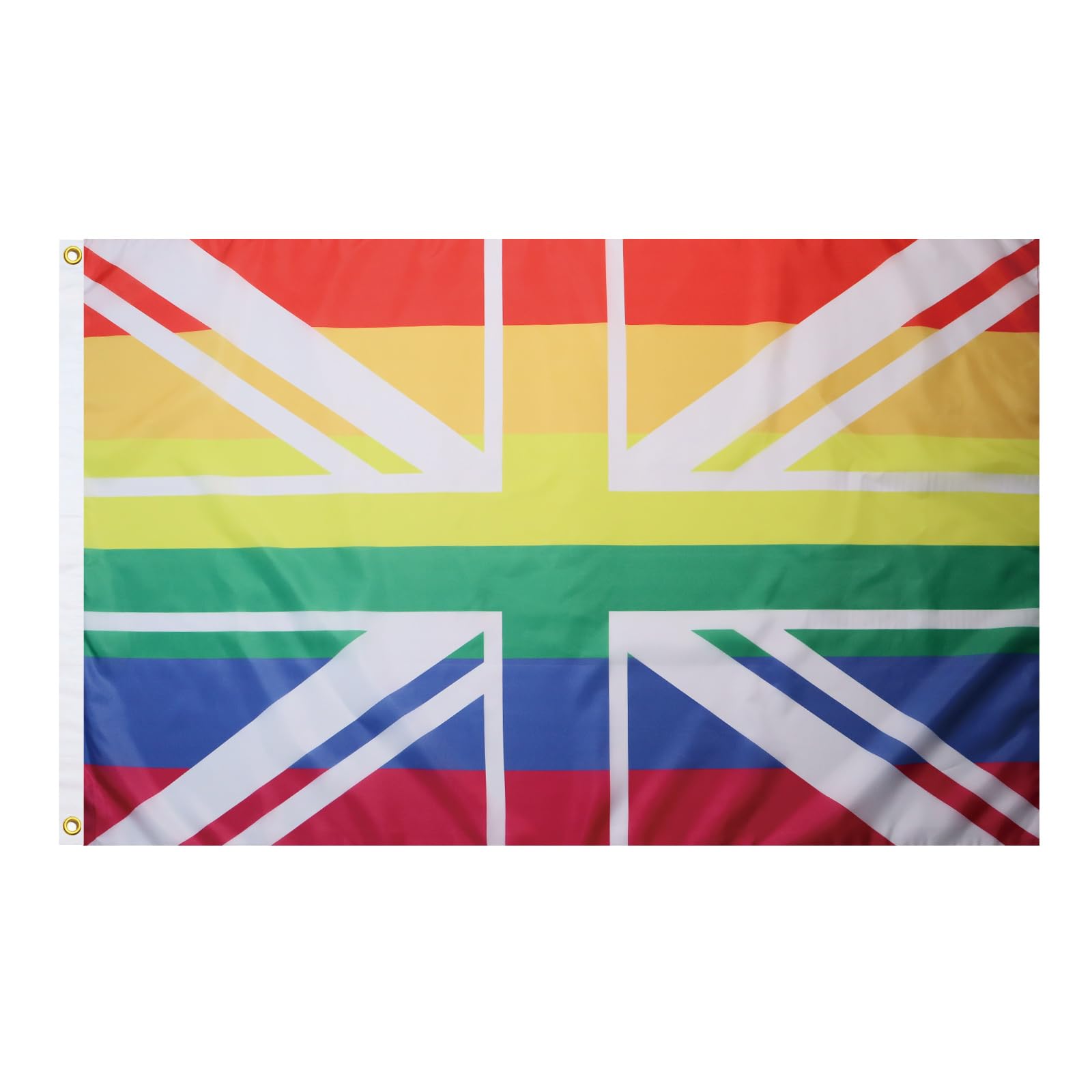 AZ FLAG - Rainbow Peace Love Happiness Flag - 2x3 Ft - 100D Polyester Gay Pride Banner with Two Metal Grommets - Fade Resistant - Vivid Colors - 2' x 3' Feet - 90x60 Cm — view 31