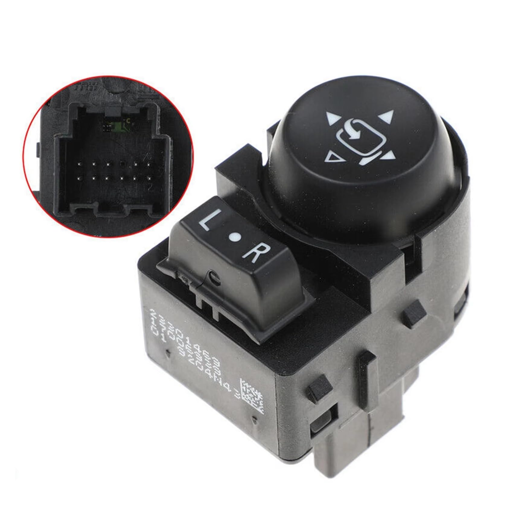 Per Opel Per Astra 23301469 Interruttore A Pulsante Controllo Nero Per Specchio Potenza Pulsante Commutazione Specchietto Retrovisore