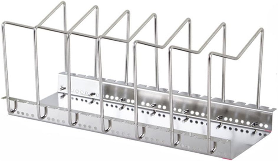 organizzatore coperchio padella per cucina