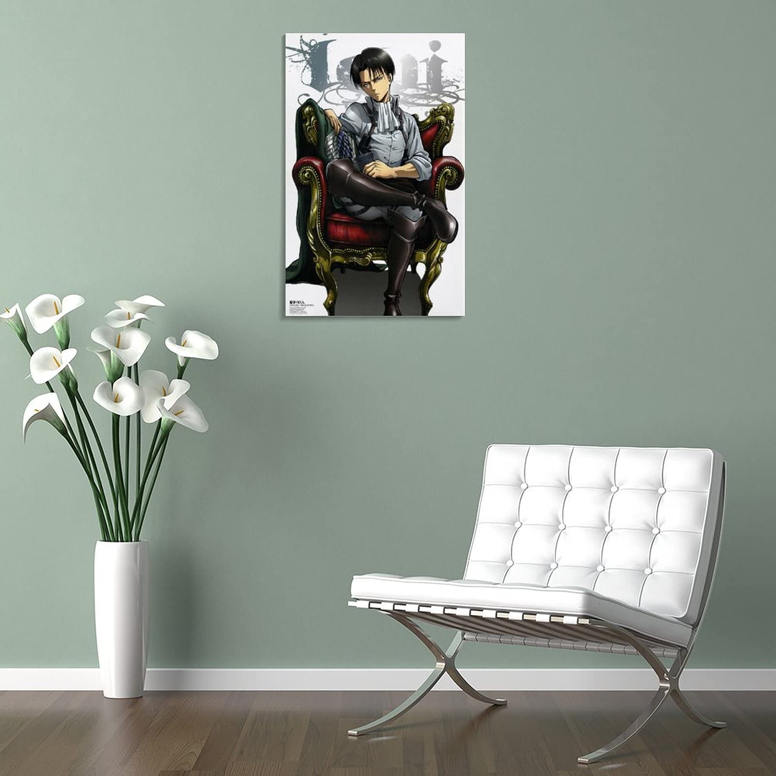 ポスター akimaninov DSGDS Aot Poster Levi Ackerman Japan Manga Art Print 24x36inch