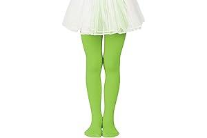 Lime Green Footed Toddler Tights
