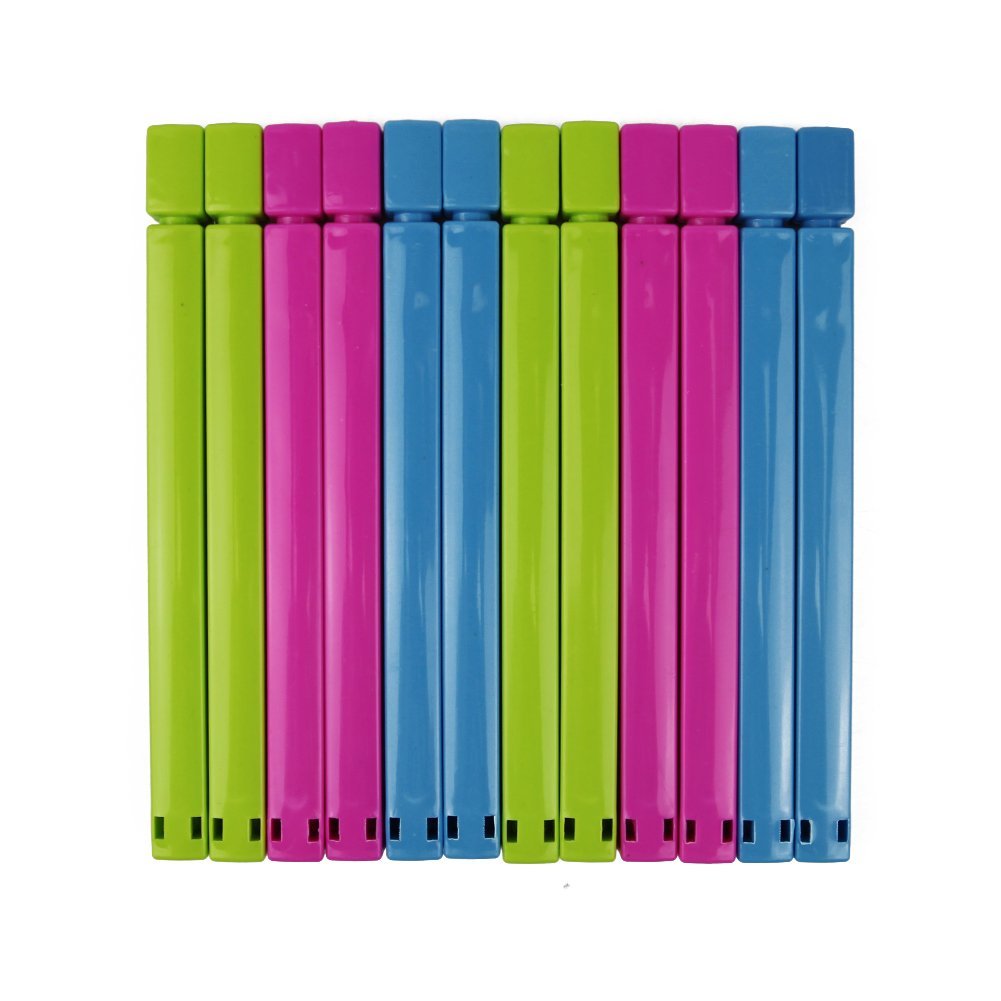 Kitchen Craft Clips de fermeture pour Sacs alimentaires - Grands Sachets - x 4 - KCCLIPSLRG - Puériculture & Eveil bébé