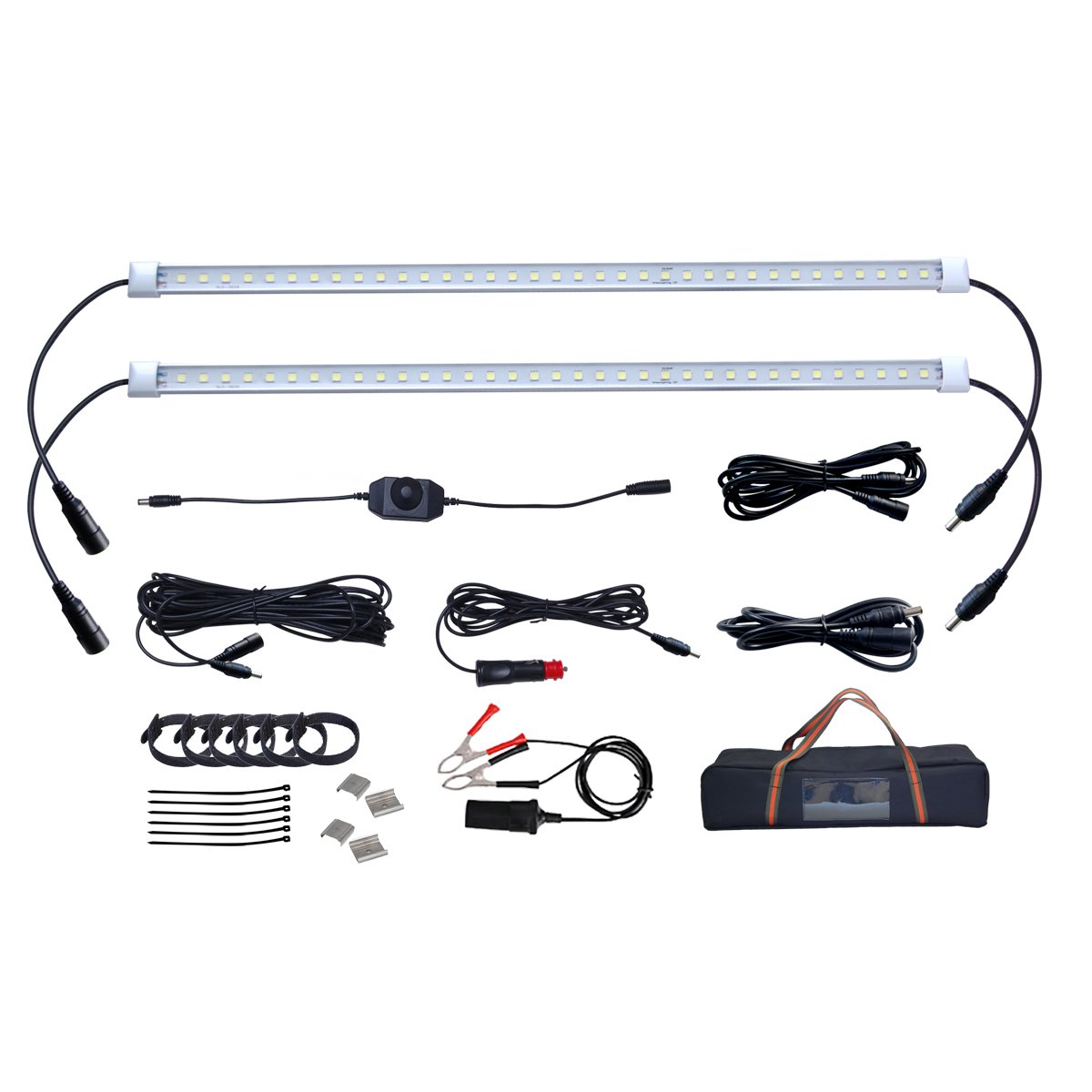 Dream lighting LED Außenleuchte für Wohnmobil Wohwagen 2X 50CM 12v Lichtleiste 500LM IP66 Wasserdicht Beleuchtung Außenbereich