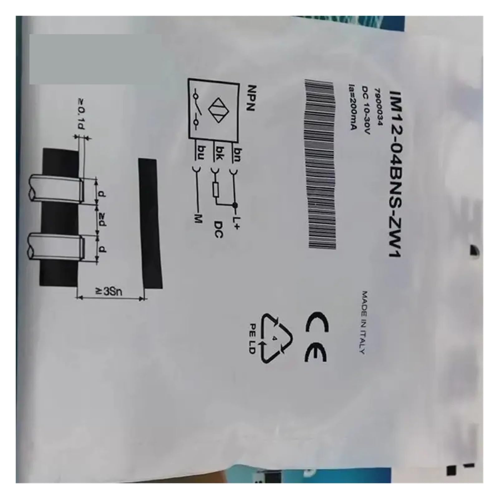 XDDQWSWA Proximity Switch Sensor IM12-04NNS-ZW1 1Pcs IM18-05BPS-ZC1 08NPS 02BPS 04BNS(IM18-05BPS-ZC1)