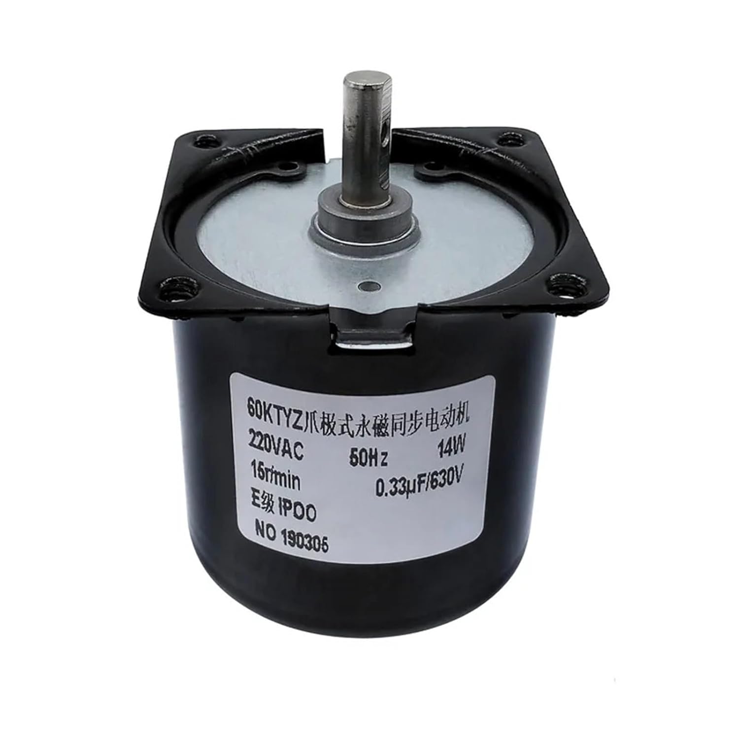 Permanent Magnet Synchronous 60KTYZ Speed Reducer Motors AC220V 14W Positive Negative Inversion 1Pcs ﻿(15rpm)