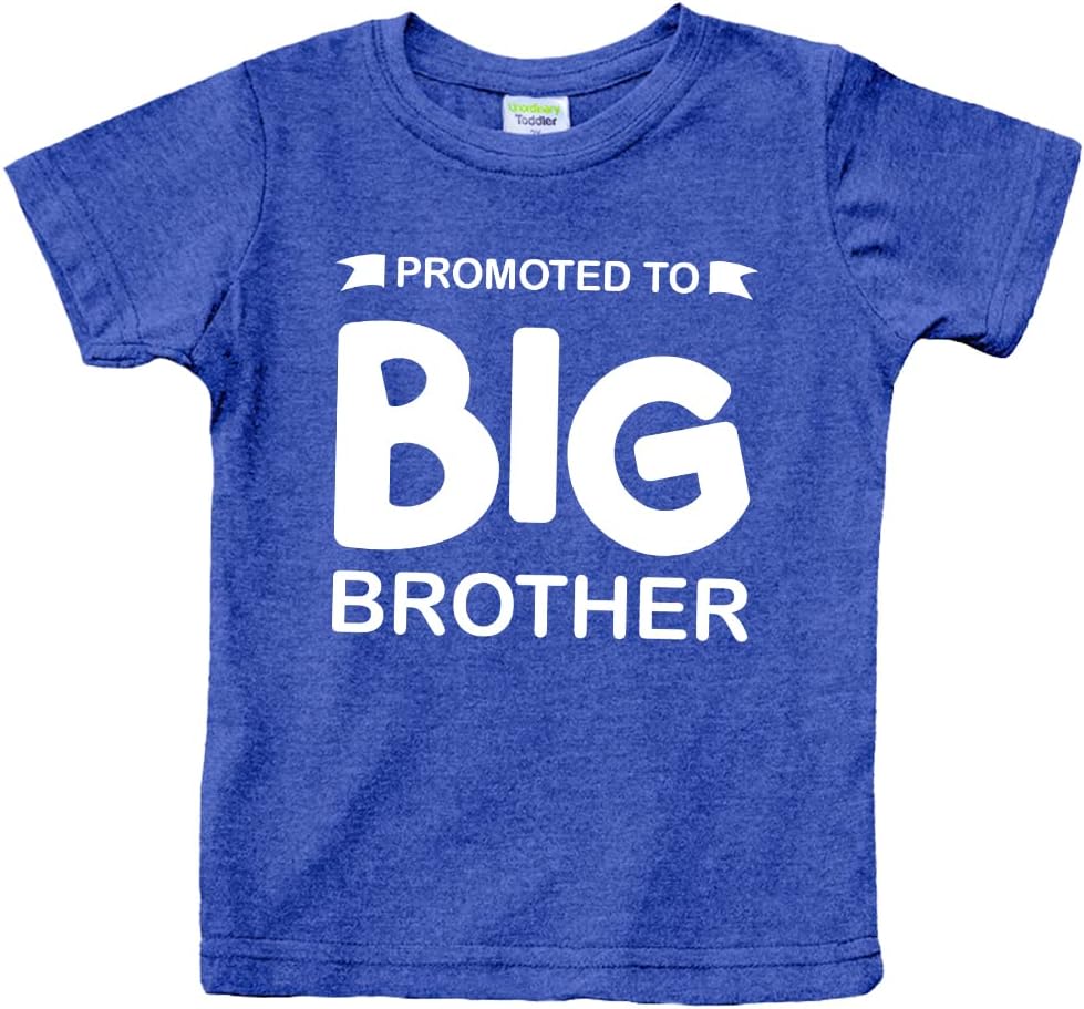 Promoted to Big Brother Shirt for Little Boys Toddler Baby Announcement Outfits