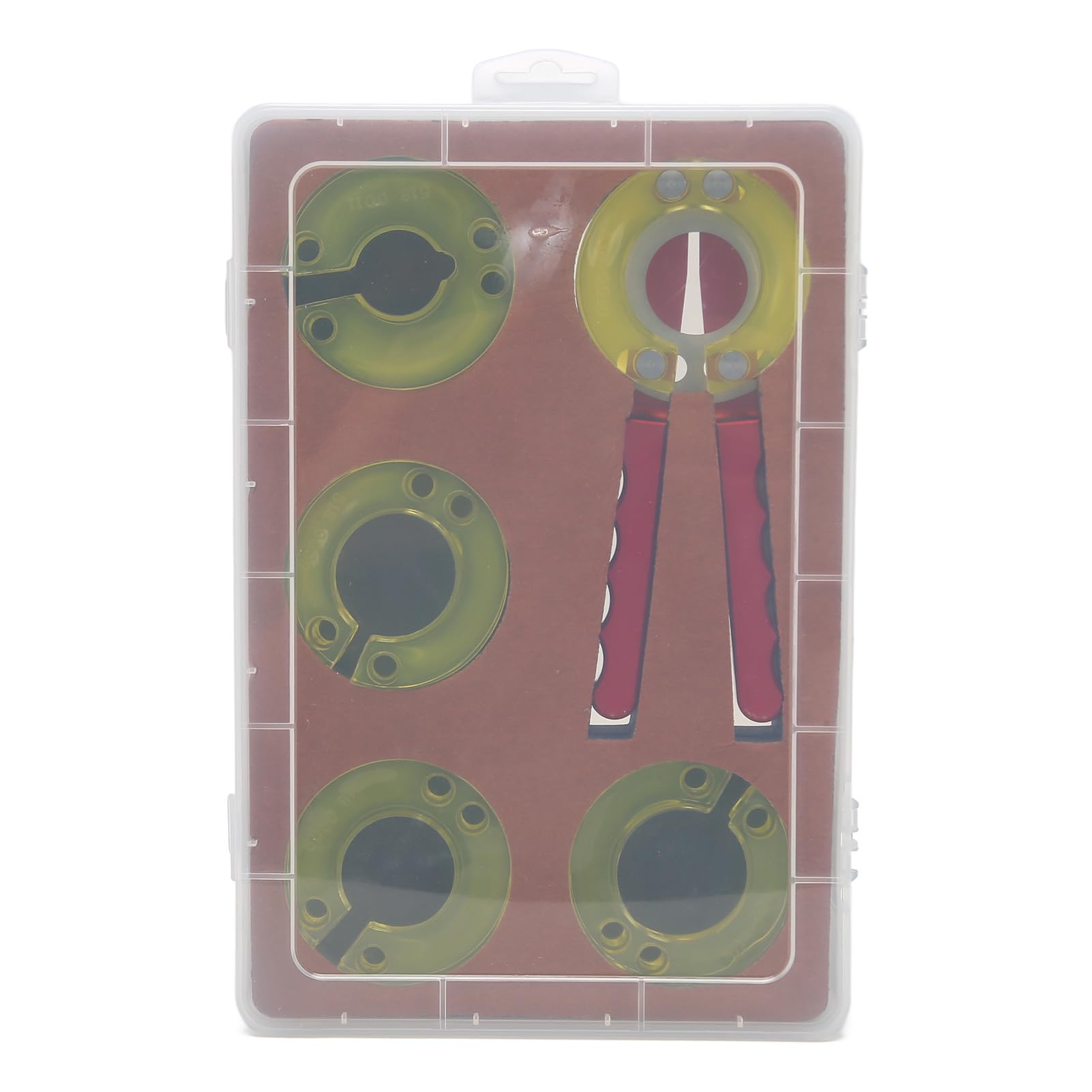 Apri-rivettatore per lunetta di orologio, strumento professionale per la rimozione della lunetta con impugnatura in lega e anelli in gomma, kit regolabile per la rimozione della