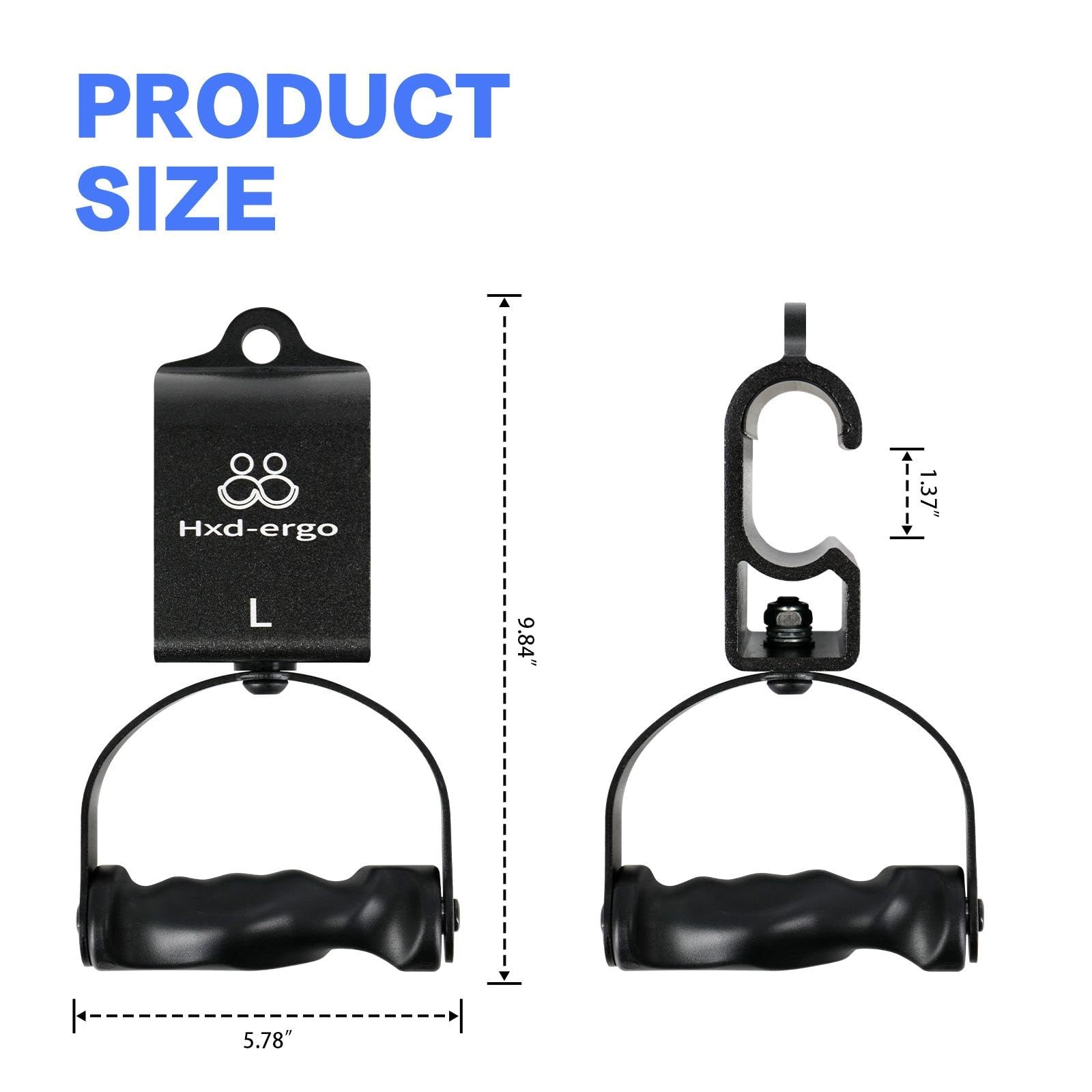 #N/A/a 2 Piezas de Giratorios 360 Grados Ergonómicos de Acero para Ejercicio con Agarre Antideslizante Y Resistencia hasta 136 Kg Adecuados