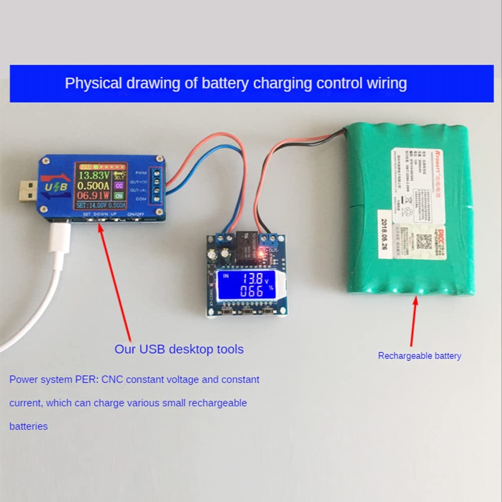 XY-CD60L Batterieladesteuermodul Batterieladeregler Batterieladeentladeregler Vollständiger Gleichspannungsschutz Beim Ausschalten Unterspannungsschutzmodul