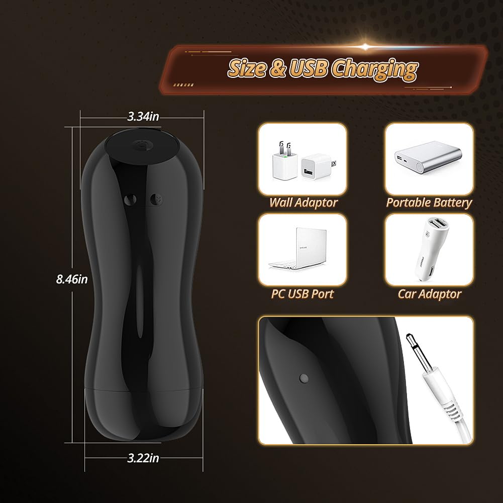 Amazon.com: Sexbaby Automatic Male Masturbator Cup with 7 Sucking & 12  Vibrating Modes Detachable Pocket Pussy Male Stroker with 3D Textured  Vagina Adult Sex Toy for Men Masturbating, Black