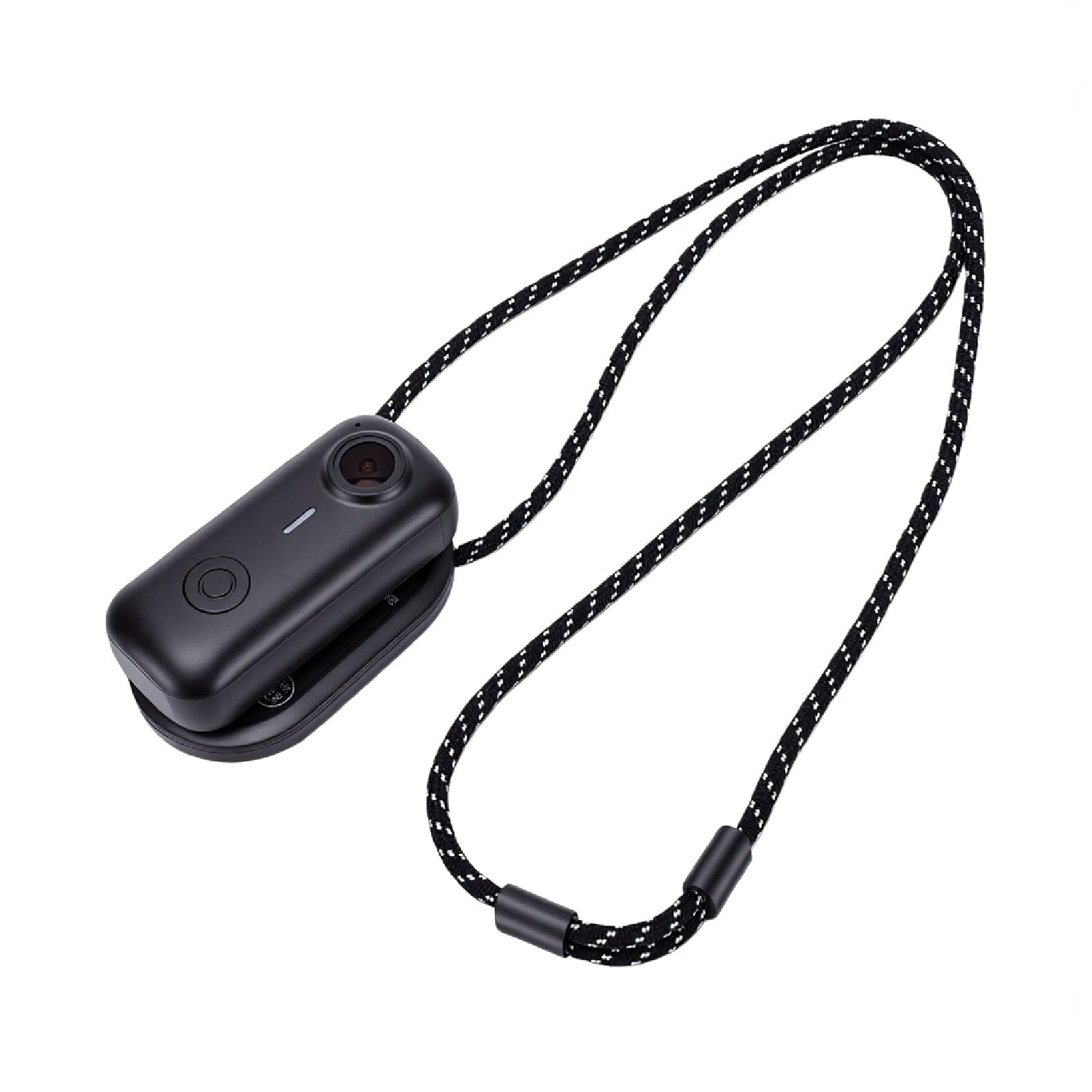 PUSOKEI Mini Body Camera, Collana Magnetica POV, per Registrazione Video | Telecamera D'azione Indossabile 1080P, Grandi Come un Pollice, Obiettivo Grandangolare, Anti Vibrazione a 6 Assi, WiFi.