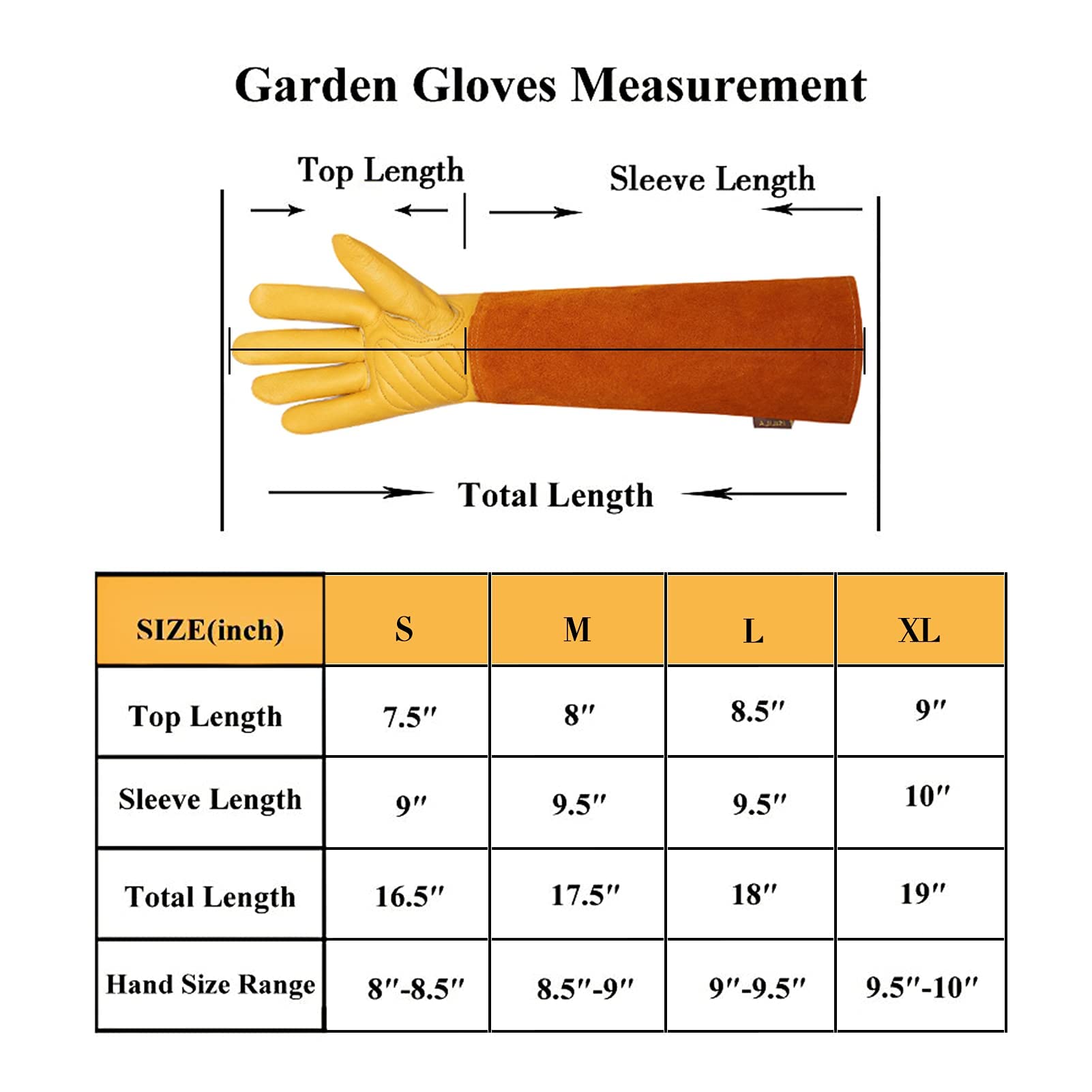 Acdyion Guanti da giardinaggio per donne/uomini Rose potatura spina e guanto da giardino a prova di taglio